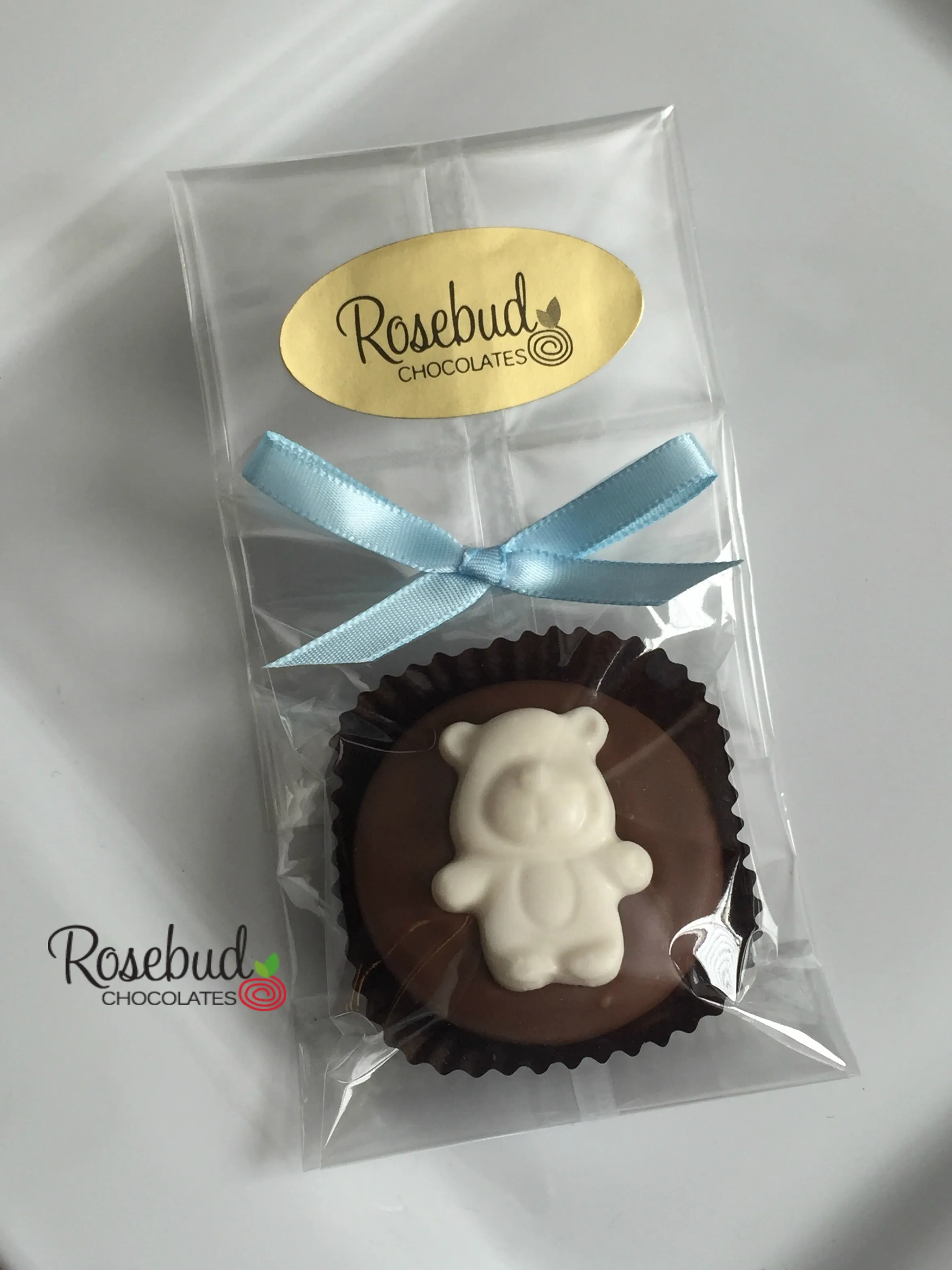 12 TEDDY BEAR Chocolate Covered Oreo Cookie Candy Party Baby Shower Favors