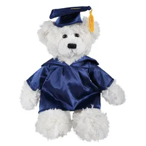 12" Graduation Brandon Teddy Bear Plush 2024 Cream White