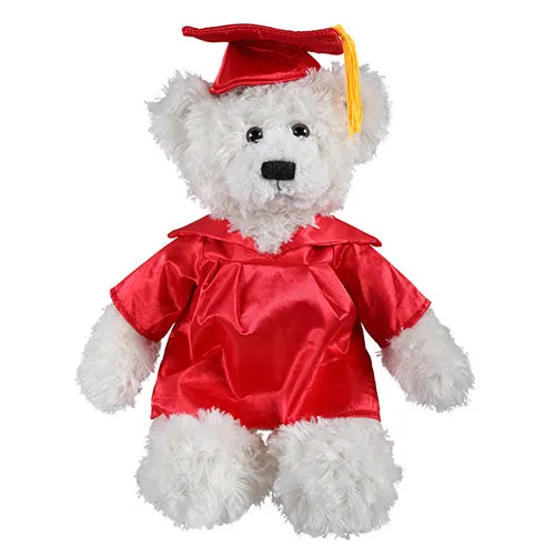 12" Graduation Brandon Teddy Bear Plush 2024 Cream White