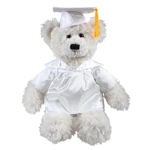 12" Graduation Brandon Teddy Bear Plush 2024 Cream White