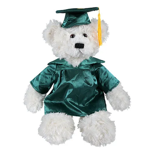 12" Graduation Brandon Teddy Bear Plush 2024 Cream White