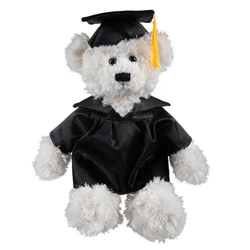 12" Graduation Brandon Teddy Bear Plush 2024 Cream White