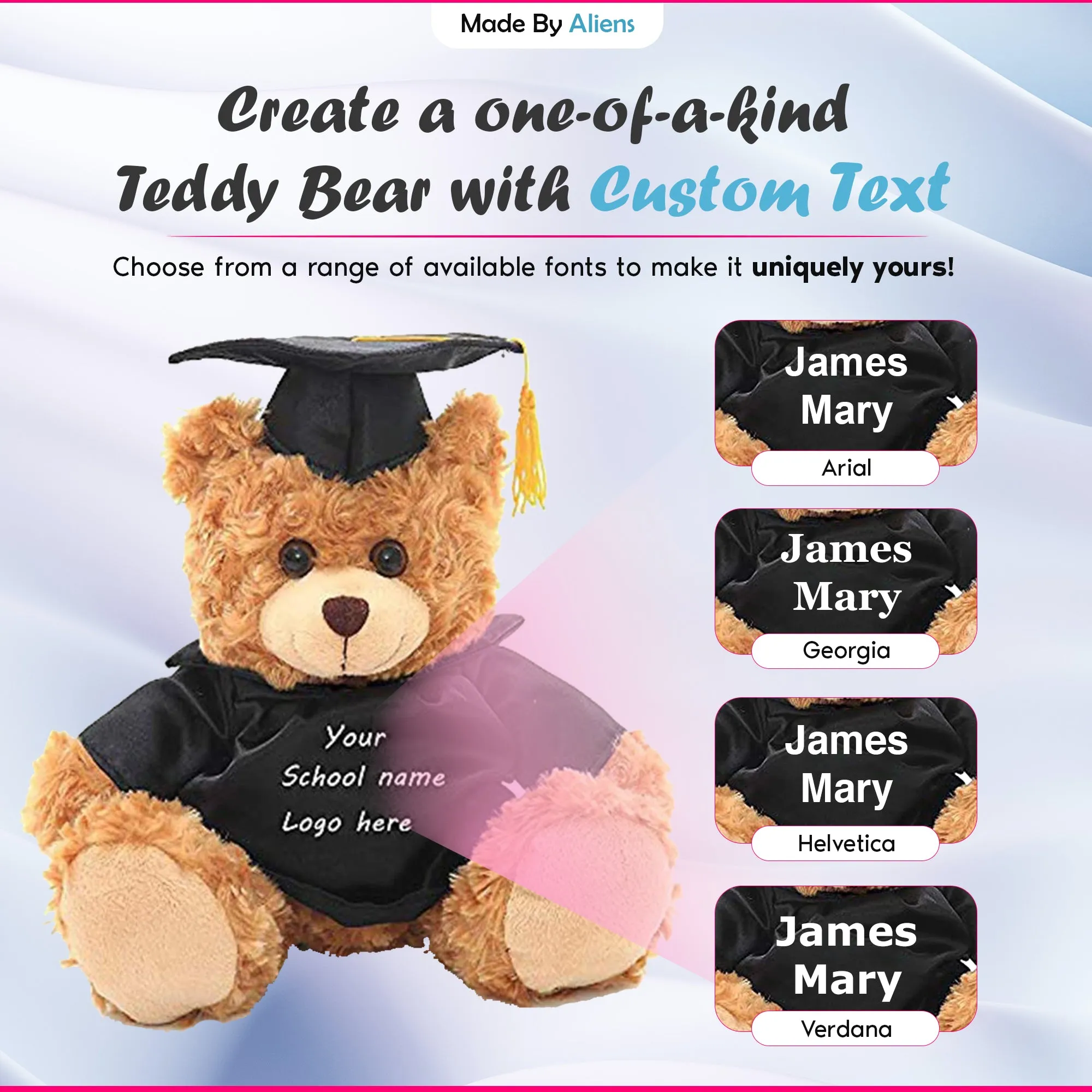 12" Graduation Teddy Bear Plush 2024 Mocha