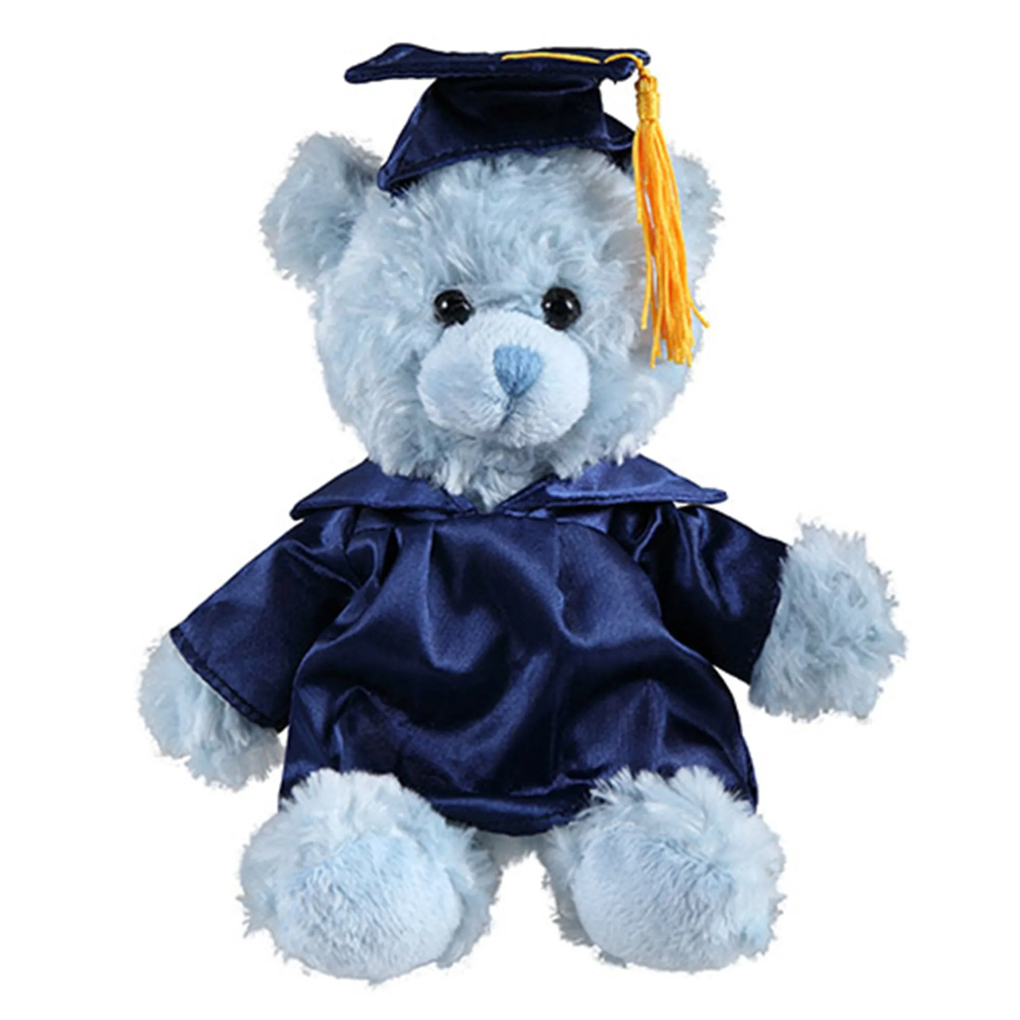 6" Graduation Blue Teddy Bear Plush Stuffed Animal Toys with Cap and Personalized Gown