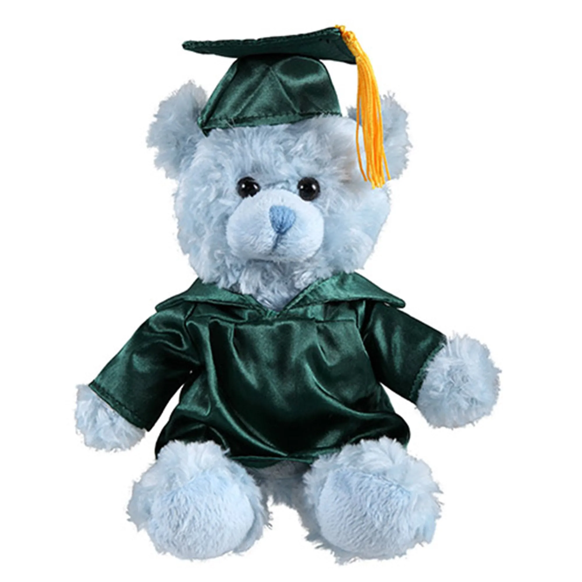 6" Graduation Blue Teddy Bear Plush Stuffed Animal Toys with Cap and Personalized Gown