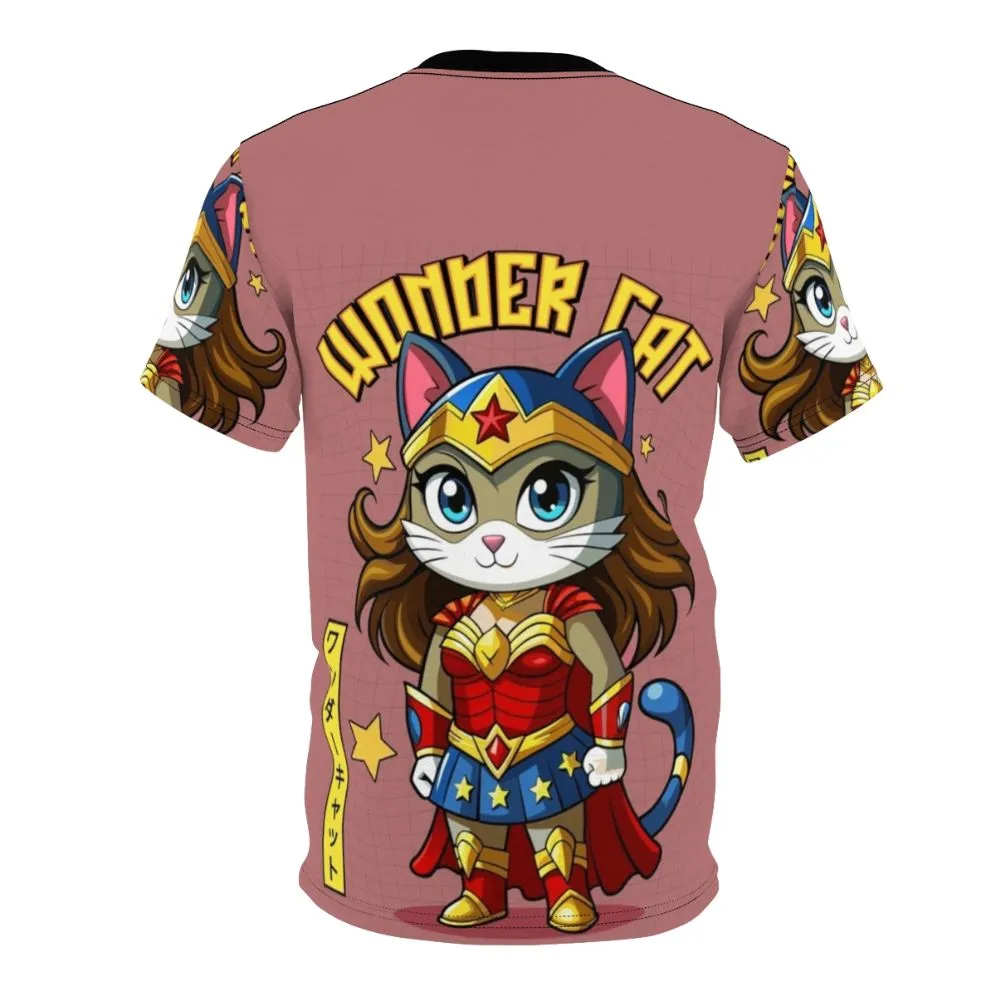 Adorable Anime Cat Superhero T-Shirt