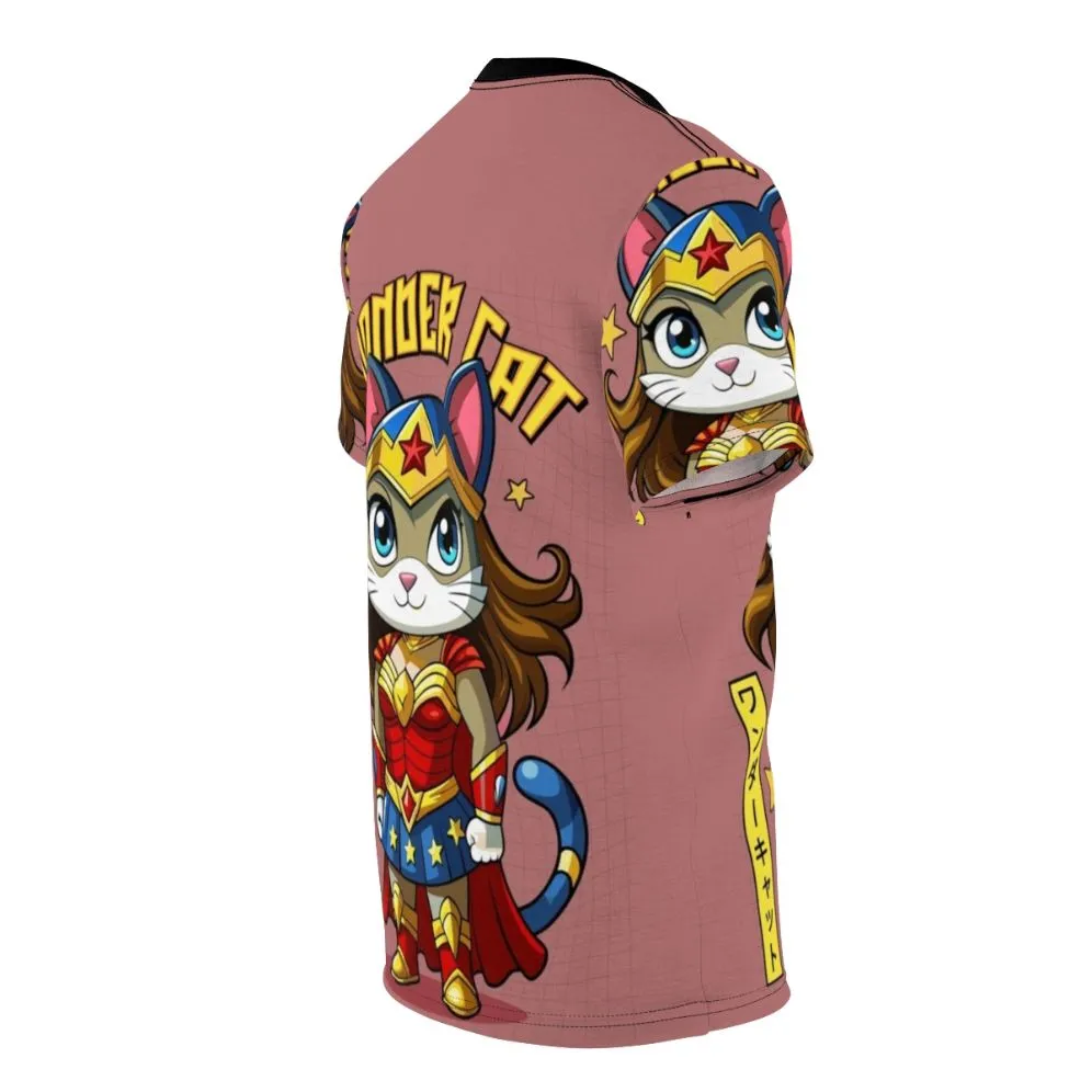 Adorable Anime Cat Superhero T-Shirt