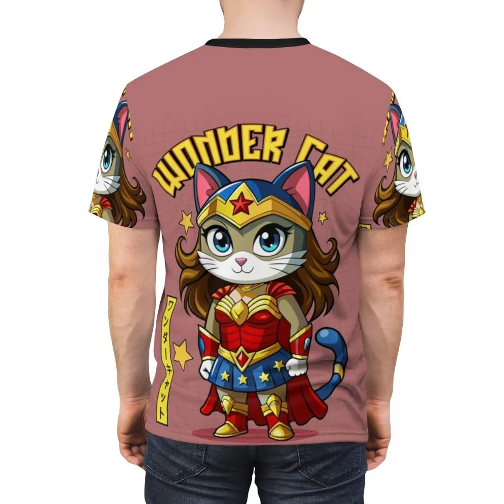 Adorable Anime Cat Superhero T-Shirt