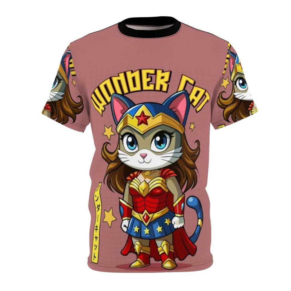 Adorable Anime Cat Superhero T-Shirt