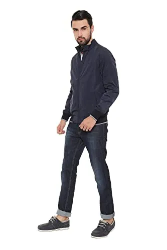 Allen Solly Men's A-Line Coat (Asjkobopn25774_Navy_Xl