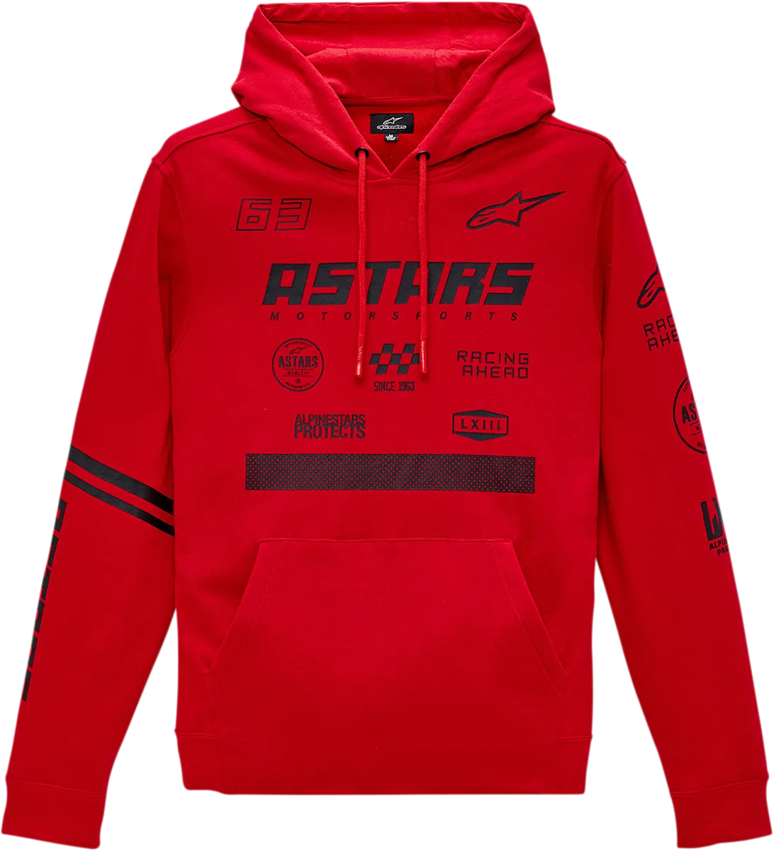 ALPINESTARS Multi Race Hoodie - Red - 2XL 121351500302X