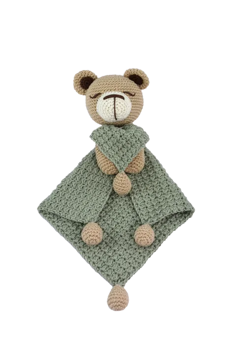 AMIGURUMI KIT - LOVEY BLANKET BY JONAH (TEDDY BEAR)