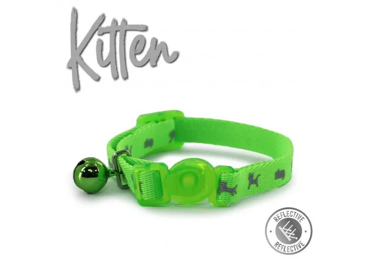 Ancol - Safety Kitten Collar - Hi-Vis Orange