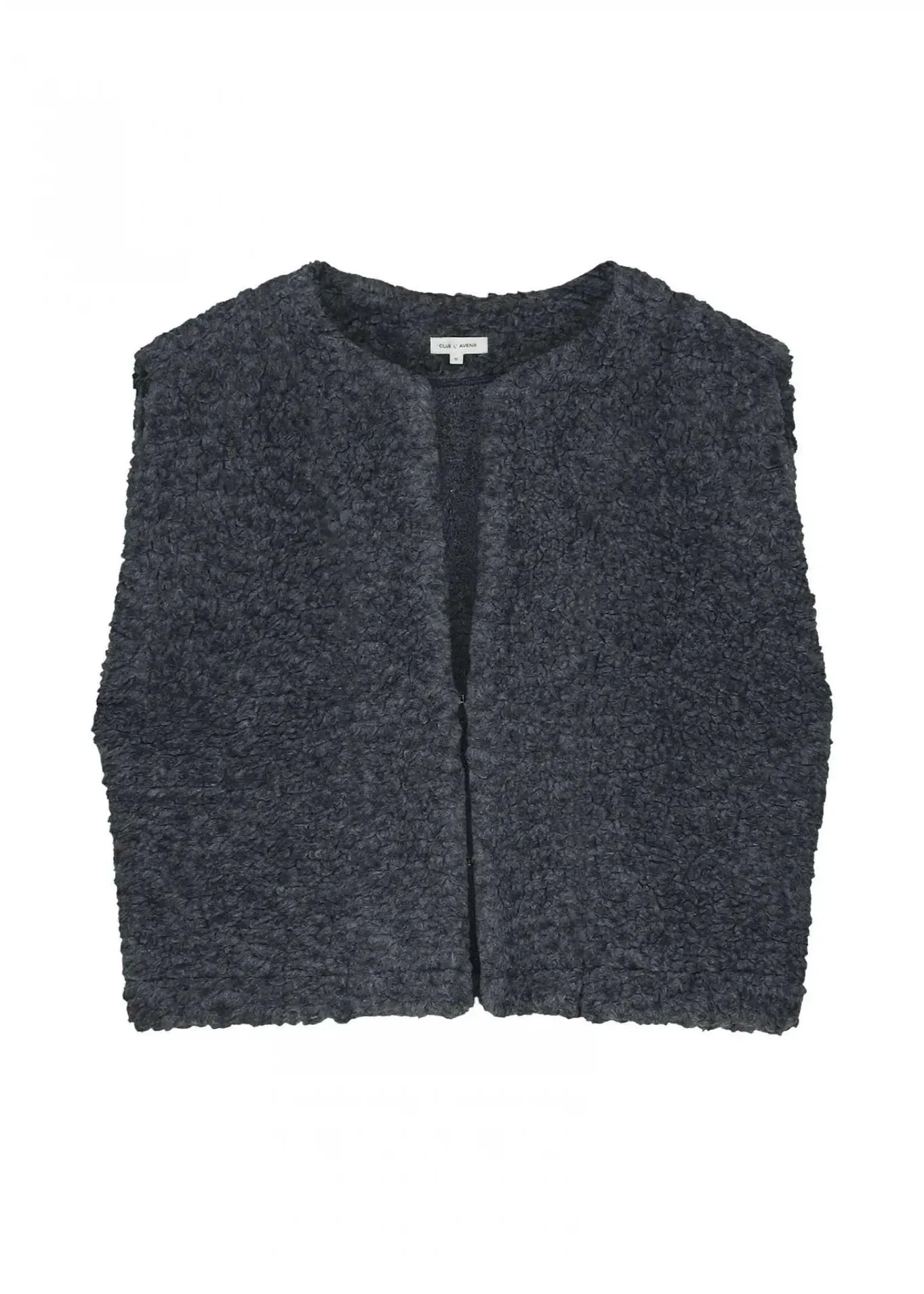 AYAKA'CL TEDDY WAISTCOAT | ANTHRACITE