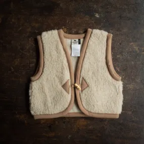 Baby & Kids Wool Teddy Fleece Vest - Oatmeal