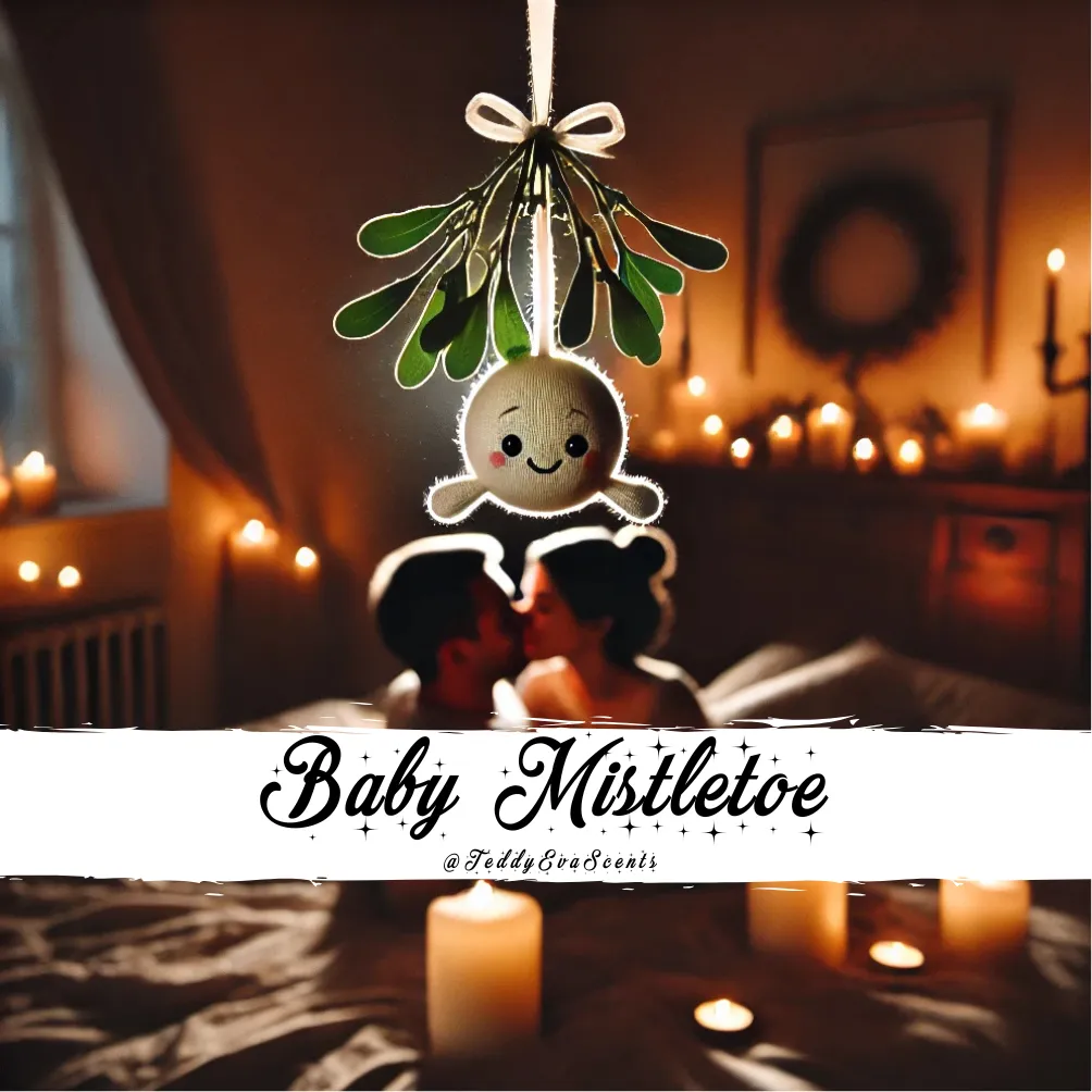 Baby Mistletoe Teddy Pot