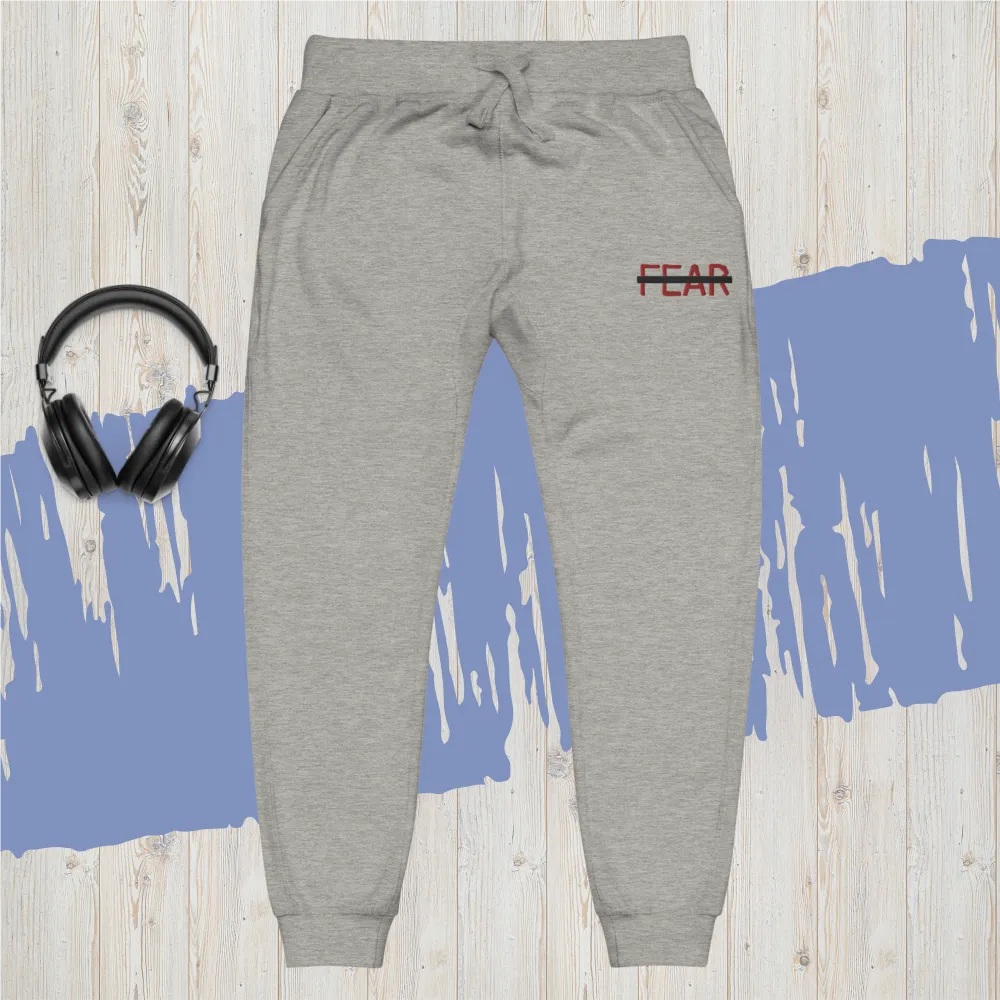 BALL GRIND - FEARLESS Black Strike Unisex fleece sweatpants