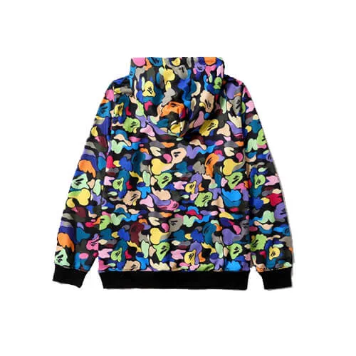 BAPE “Multi-Color Camo College” Pullover Black