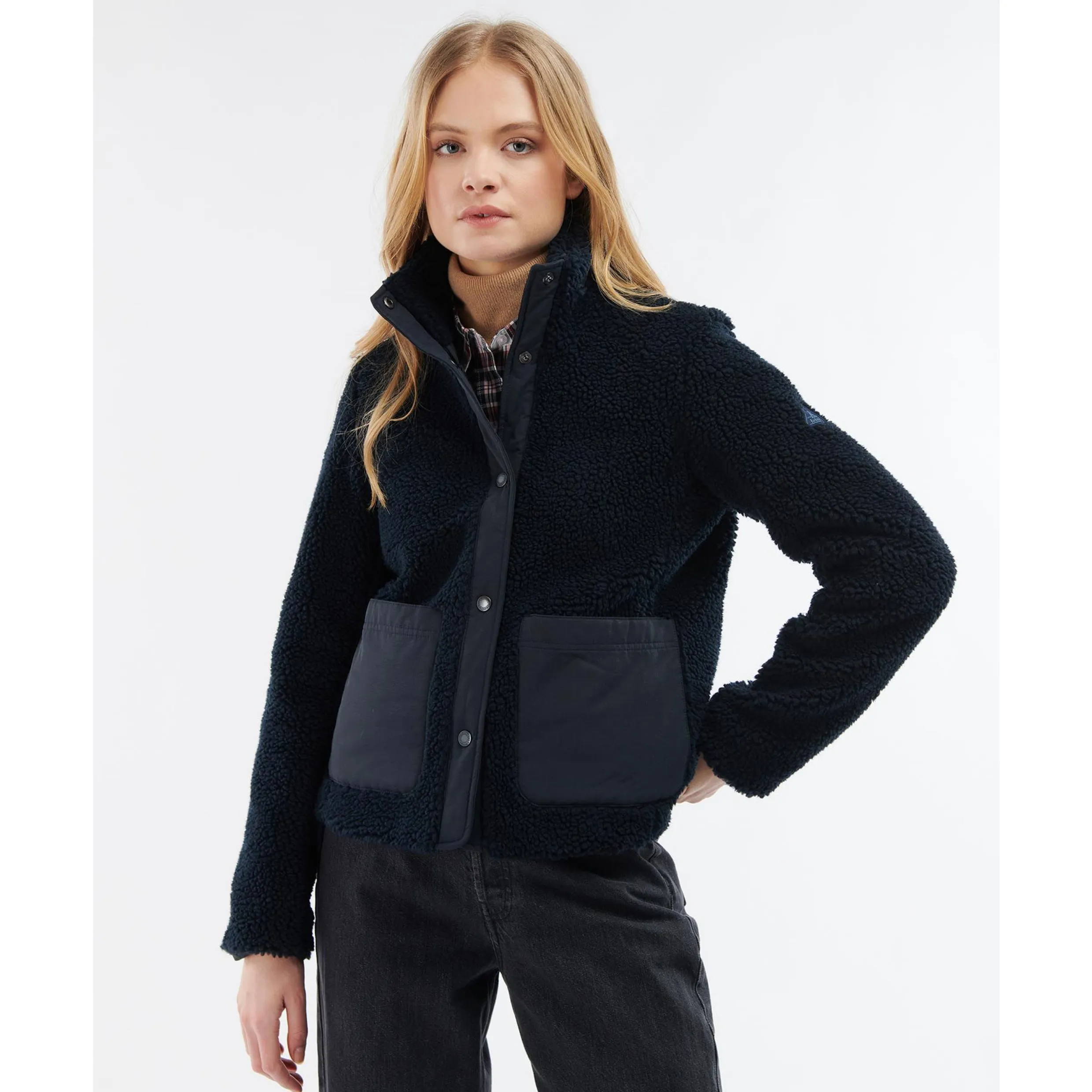 Barbour Netley Navy Fleece LFL0062