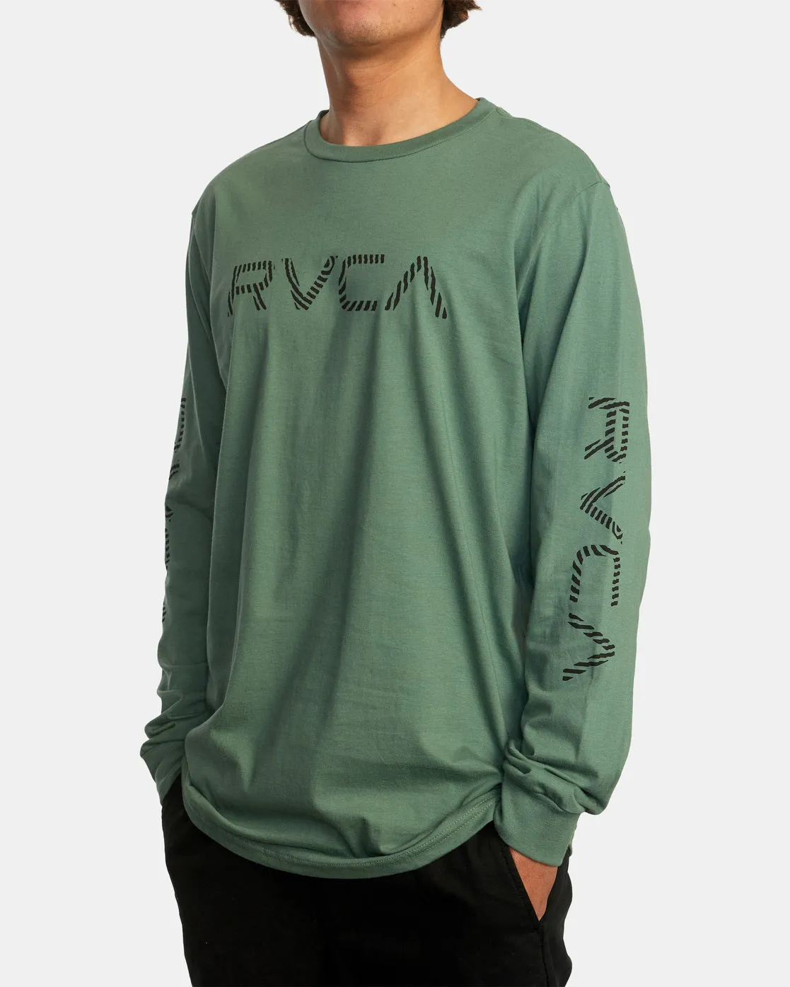 Big Fills Long Sleeve Tee - Spinach