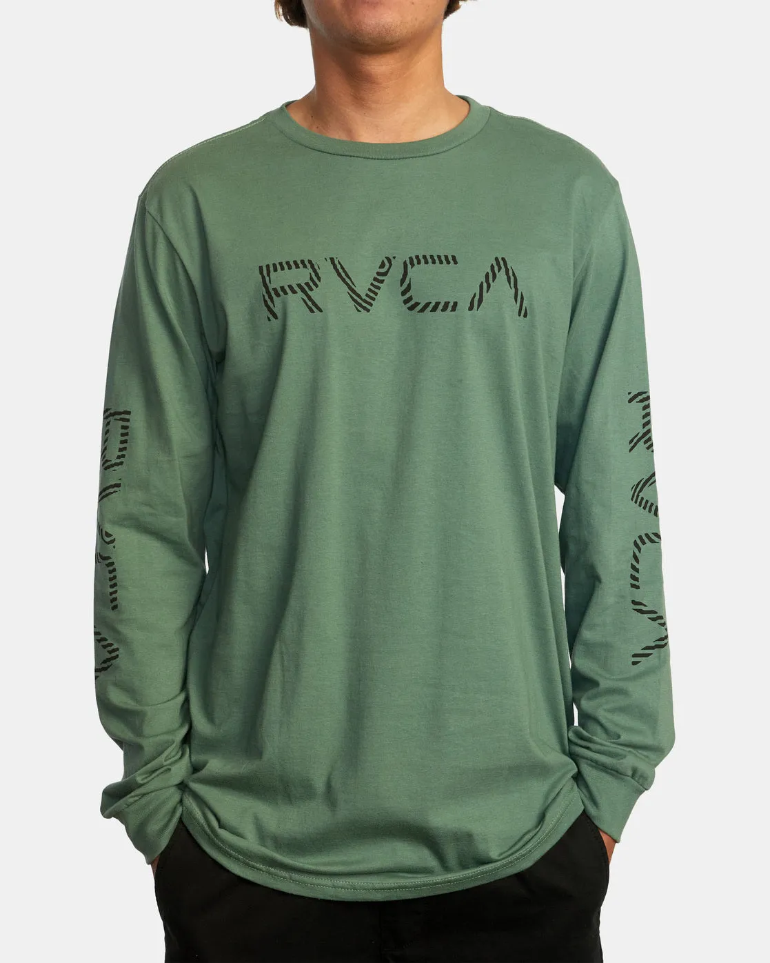 Big Fills Long Sleeve Tee - Spinach