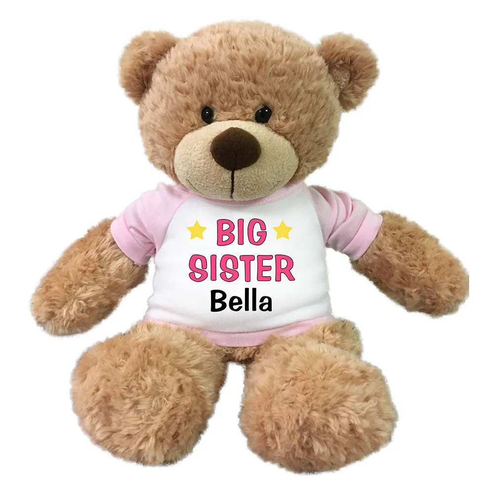 Big Sister Teddy Bear - Personalized 13" Bonny Bear