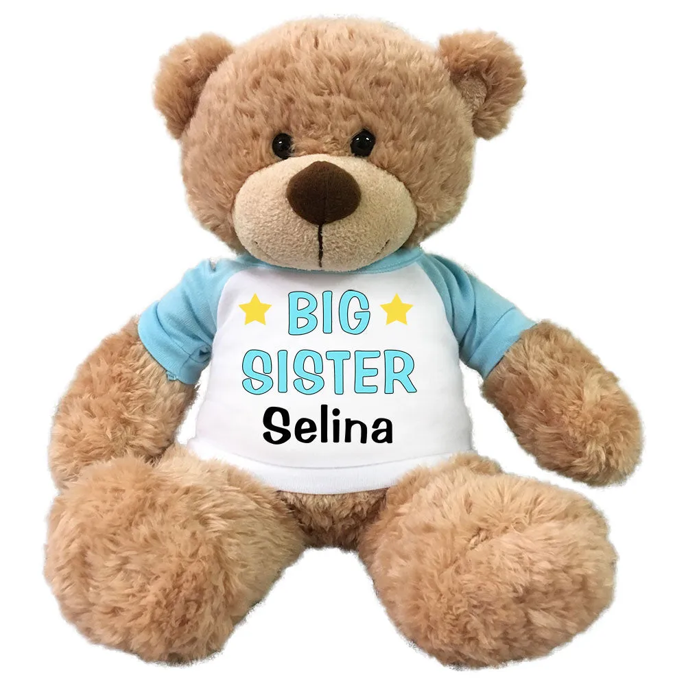 Big Sister Teddy Bear - Personalized 13" Bonny Bear