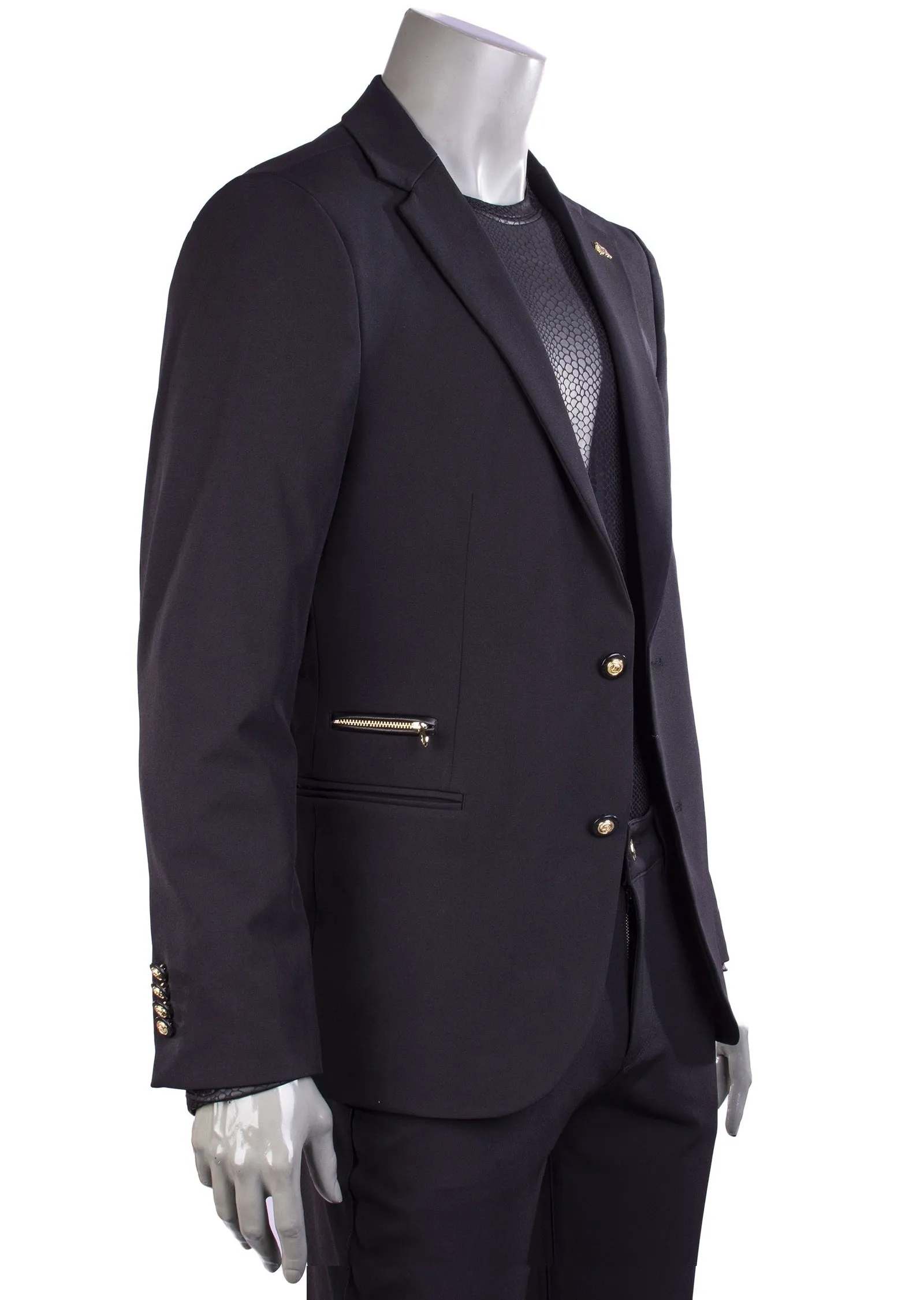 Black Gold Neoteric Tech Blazer