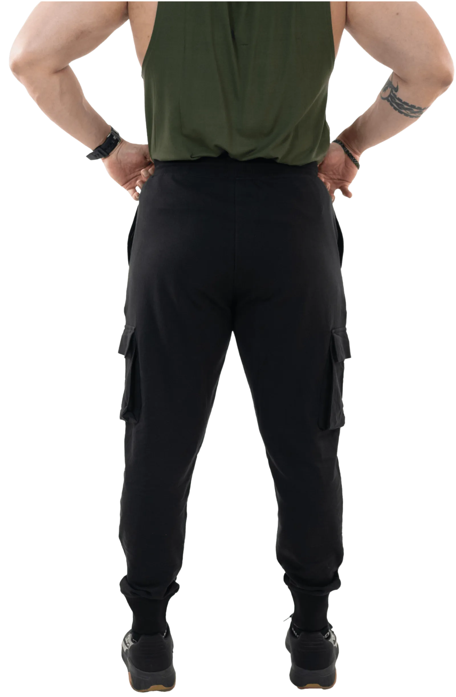 Black The Ultimate Cargo Joggers