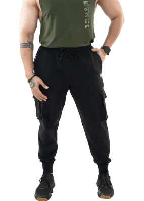 Black The Ultimate Cargo Joggers