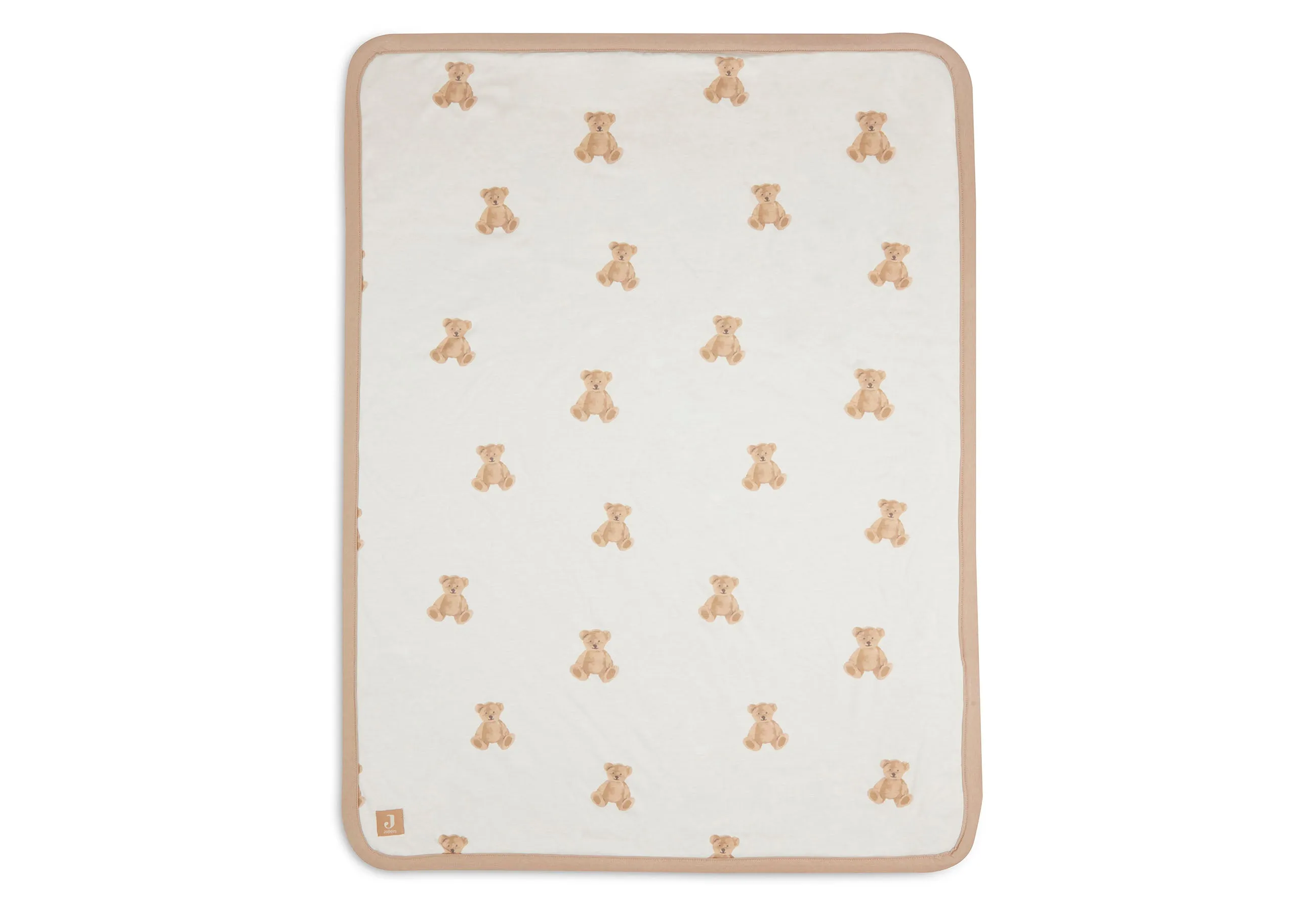 Blanket Cot Jersey 100x150cm - Teddy Bear