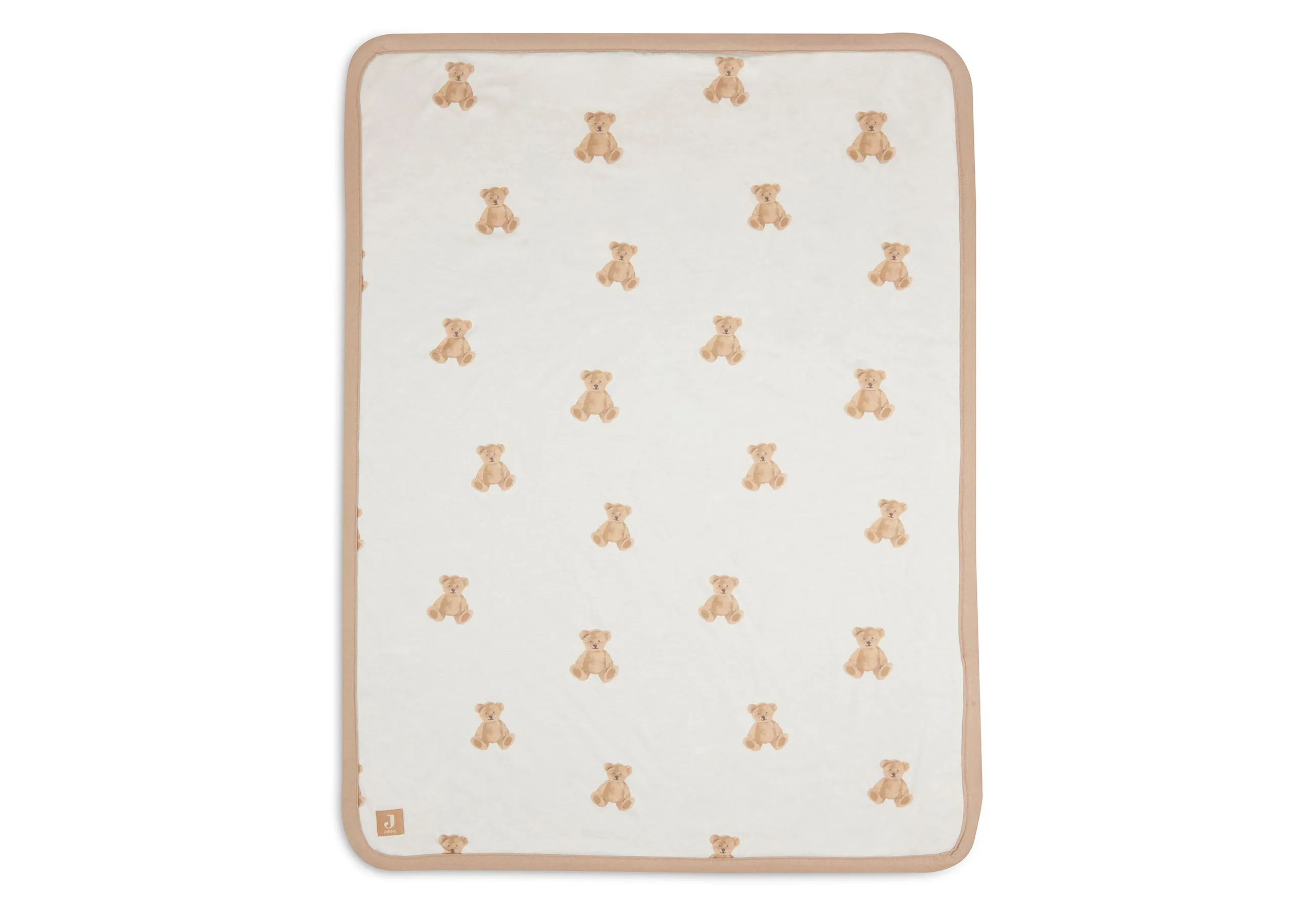 Blanket Cradle Jersey 75x100cm - Teddy Bear