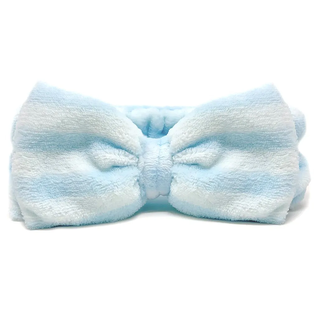 Blue Striped Teddy Headyband™  | Cruelty-Free & Vegan