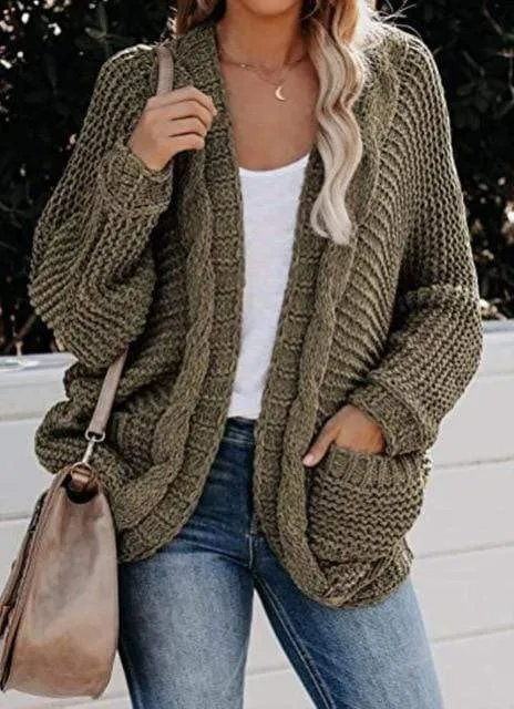 Boho Knit Cardigan with Pockets