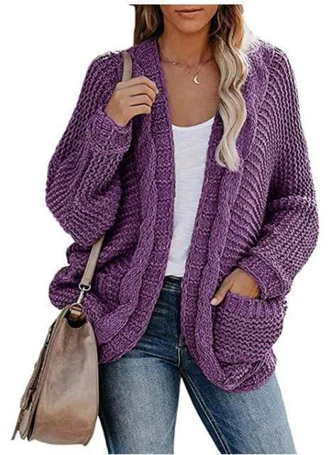 Boho Knit Cardigan with Pockets