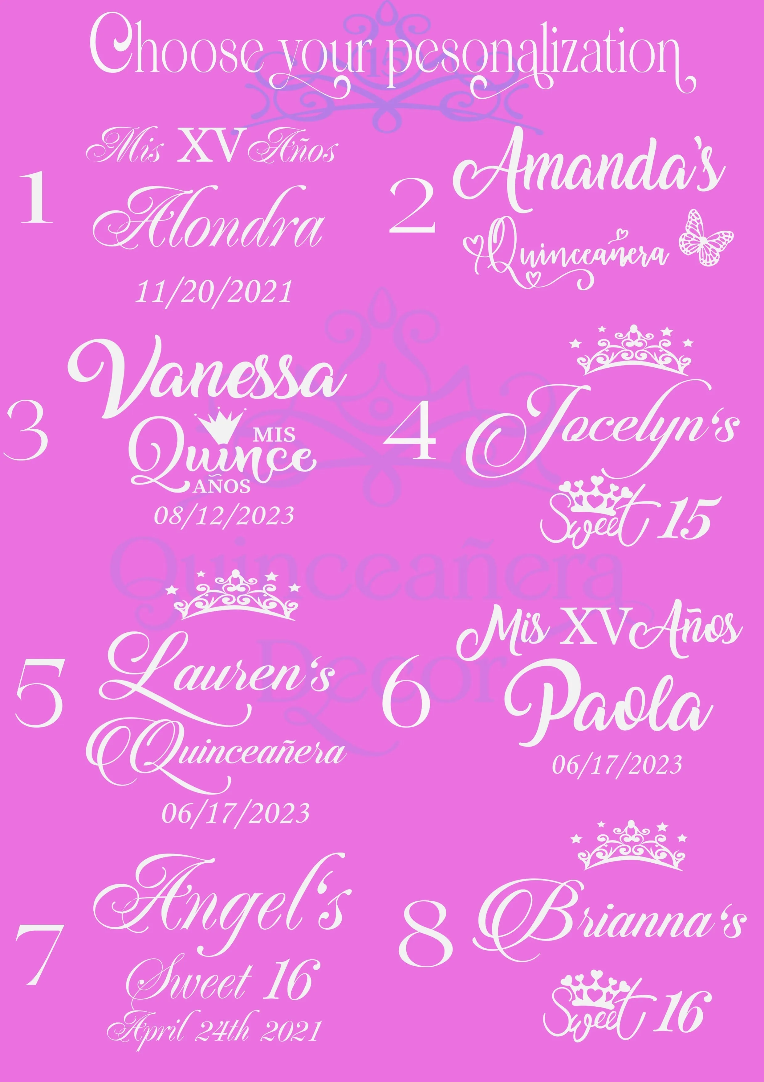 Burgundy Quinceanera Package 2