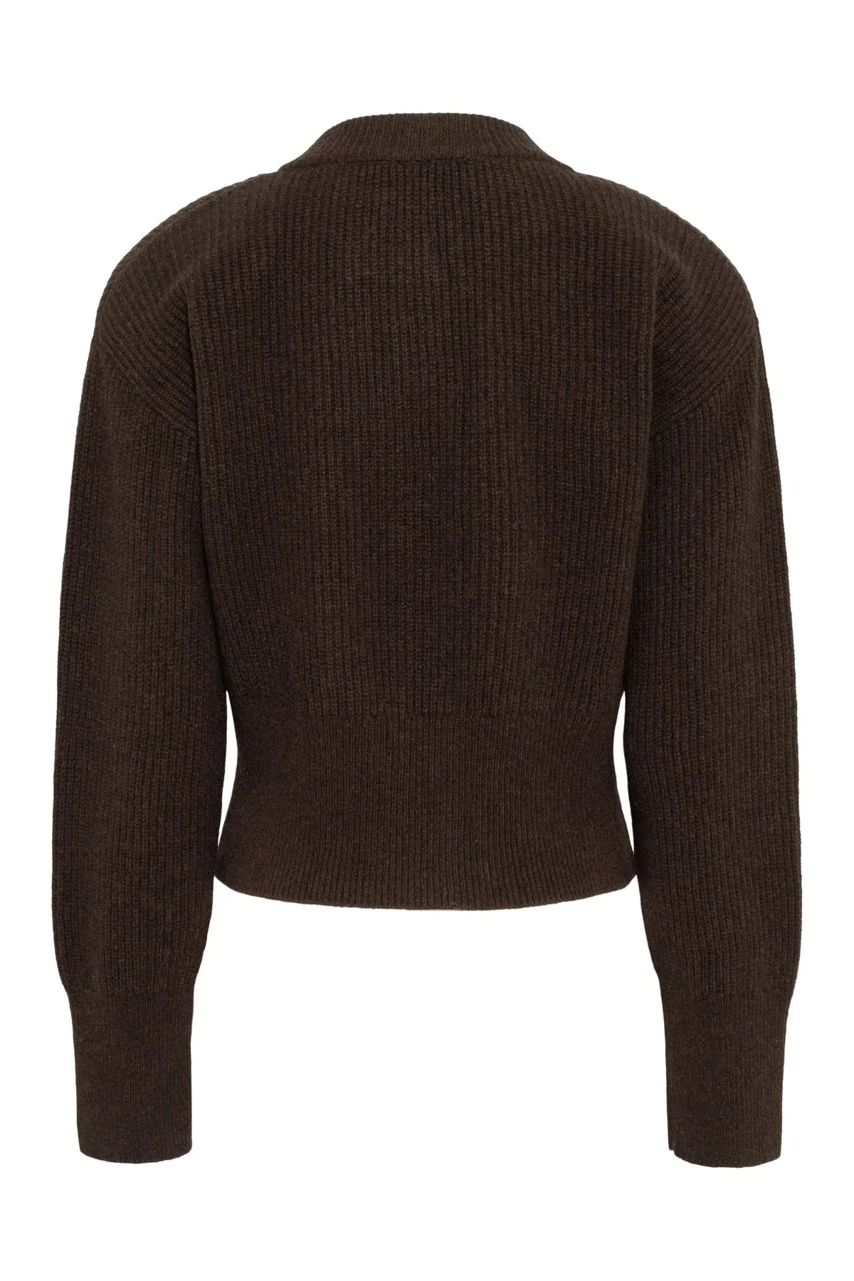 Campbell Cardigan Merino - Dark Brown