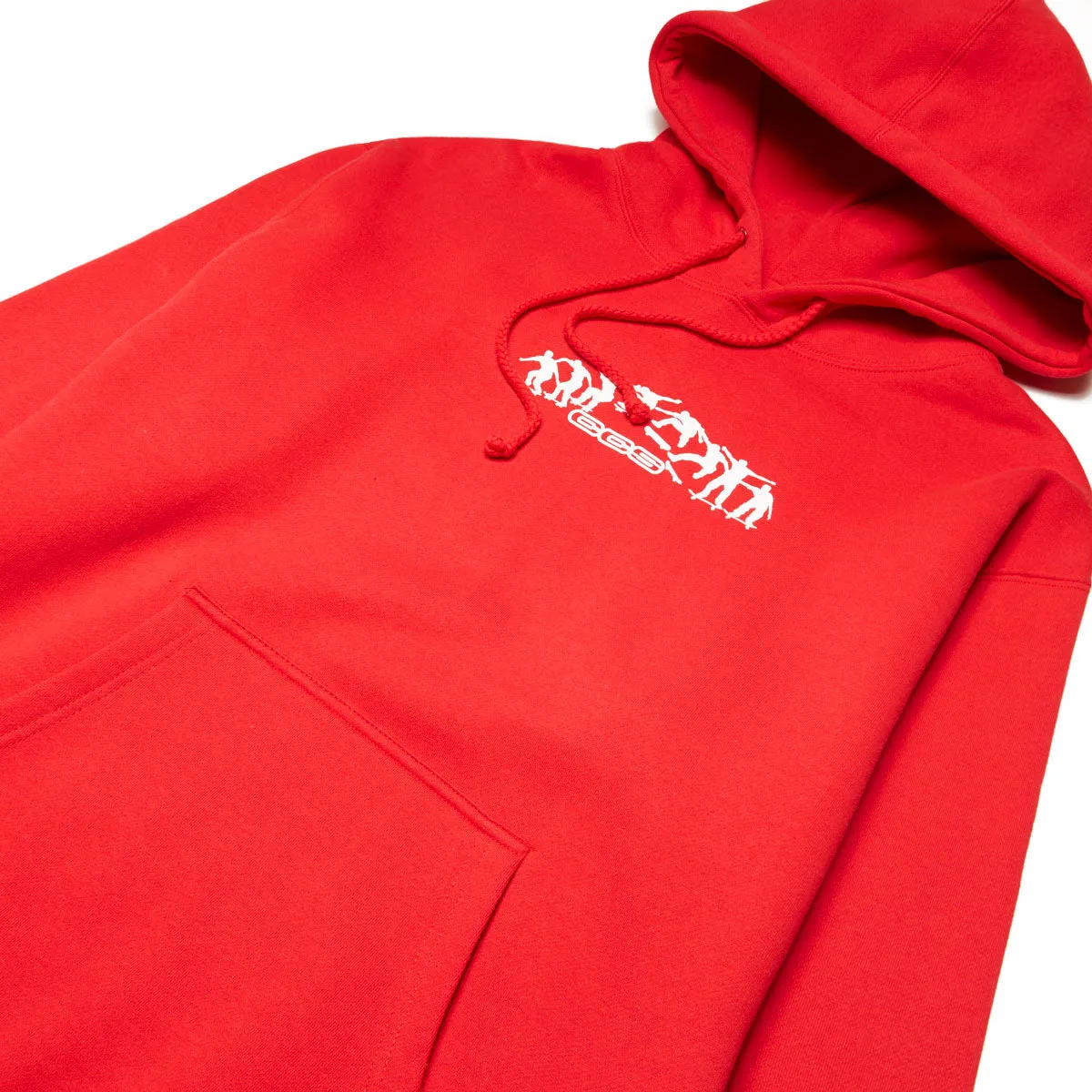 CCS Kickflip Logo Pullover Hoodie - Red/White