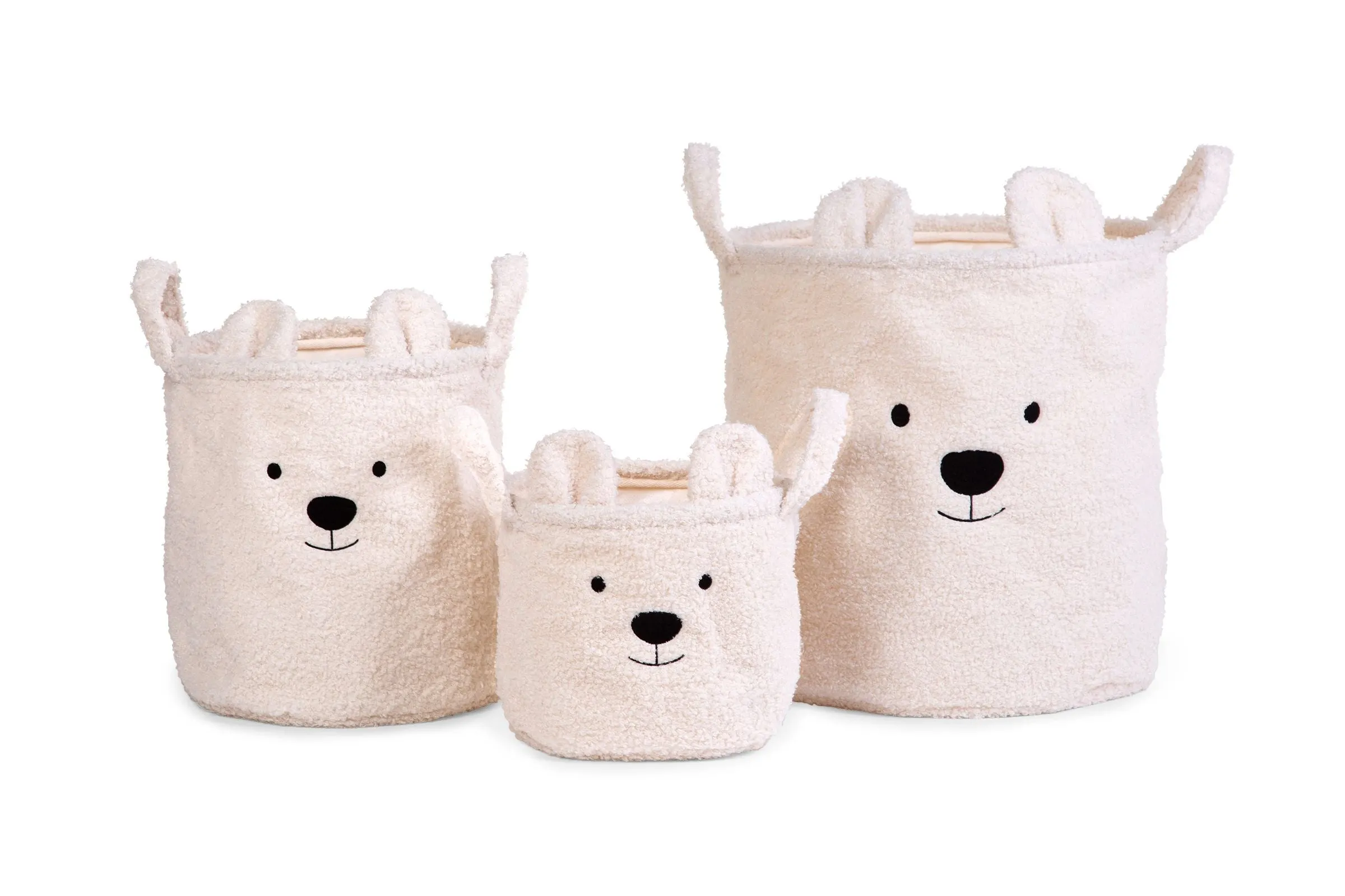 Childhome storage basket 25x20x20cm | Teddy Off White