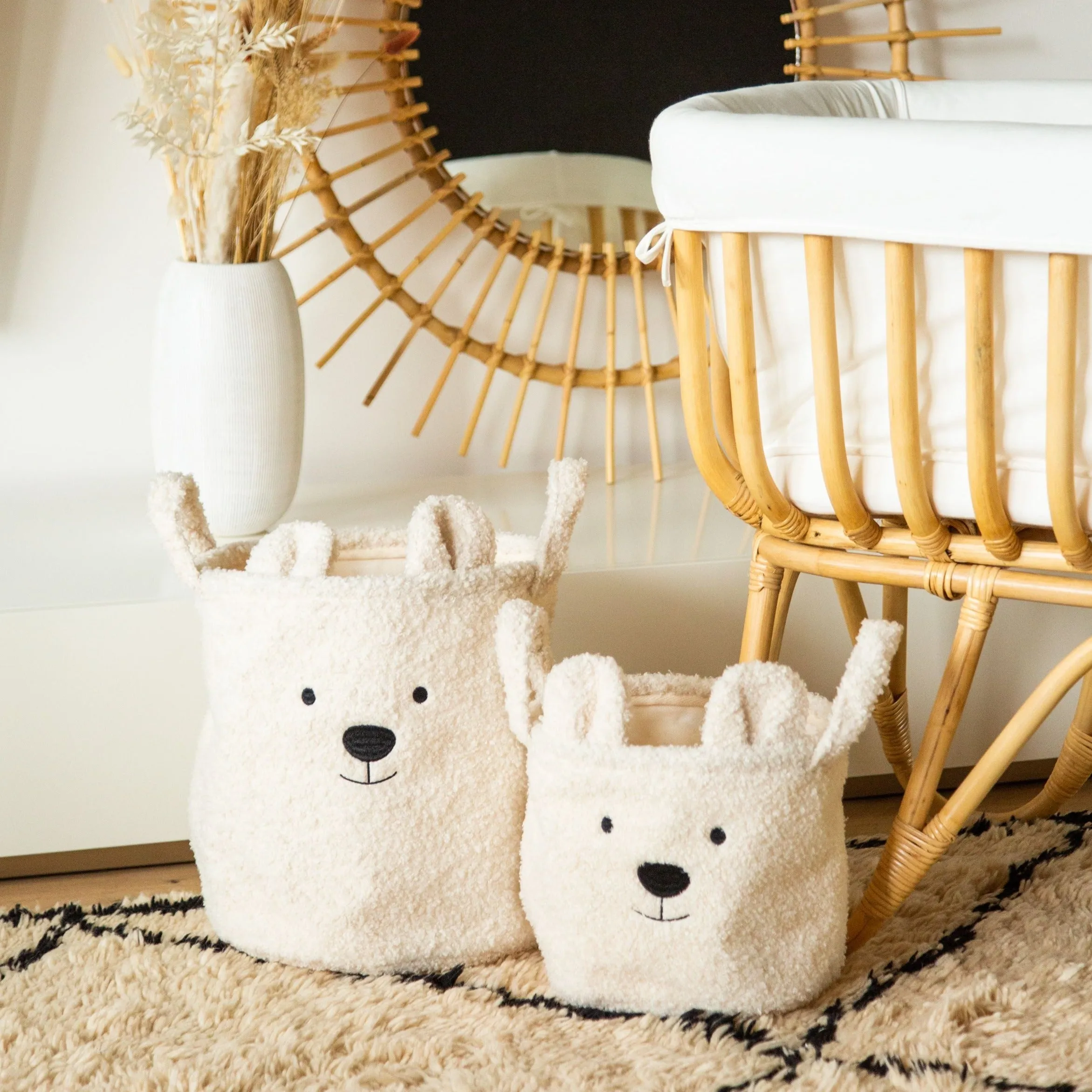 Childhome storage basket 30x30x30 | Teddy Off White