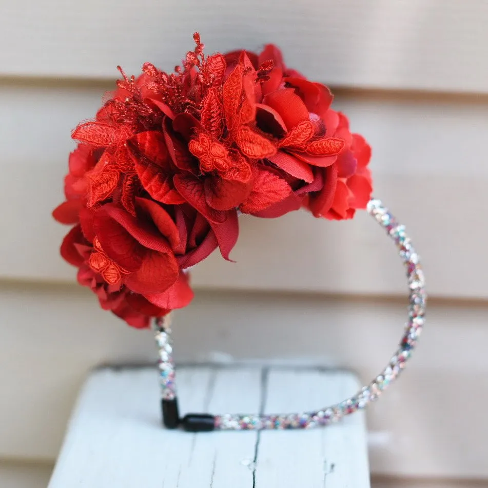 Christmas Jam Headband-Red