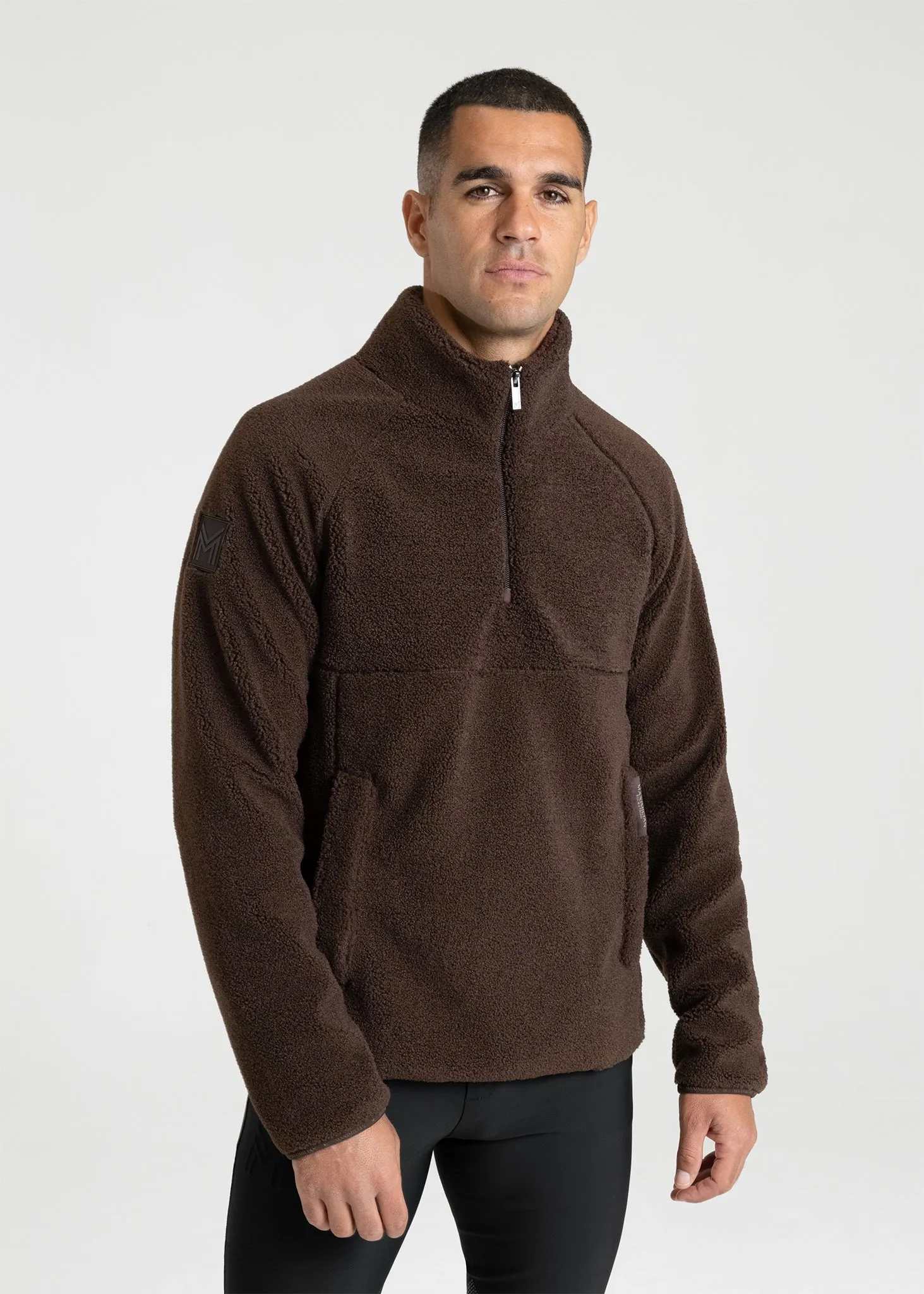 Clan Teddy Halfzip (Chocolate)