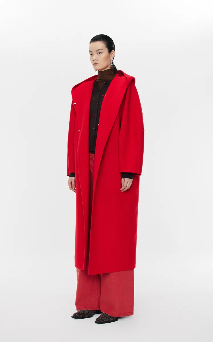 Coat / JNBY H-Silhouette Wool-Cashmere Coat