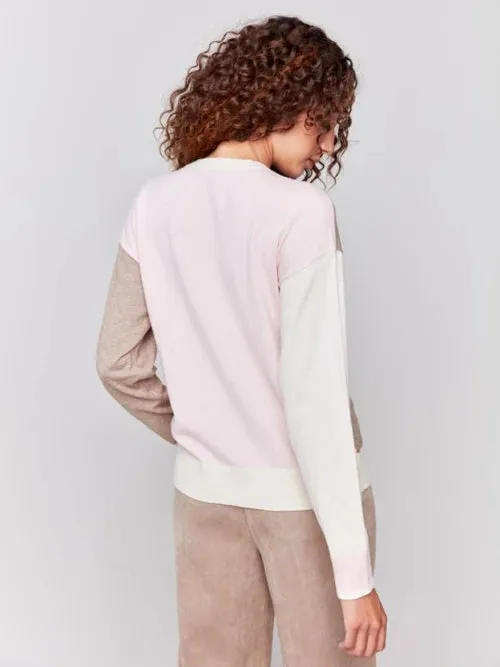 Colorblock Truffle Sweater