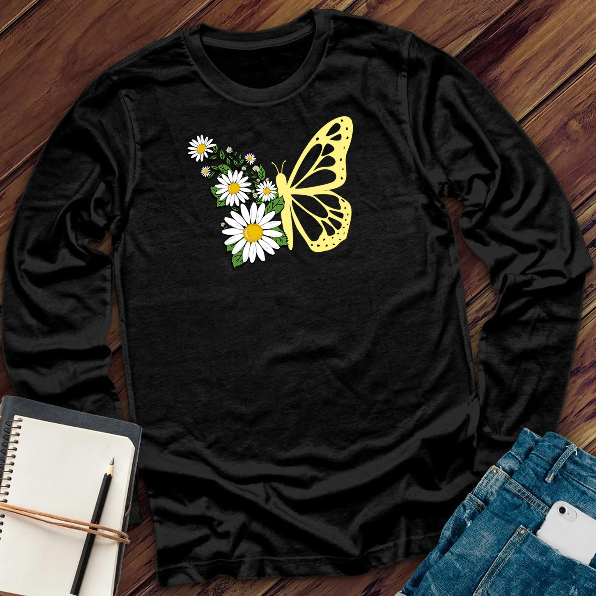 Daisy Butterfly Long Sleeve