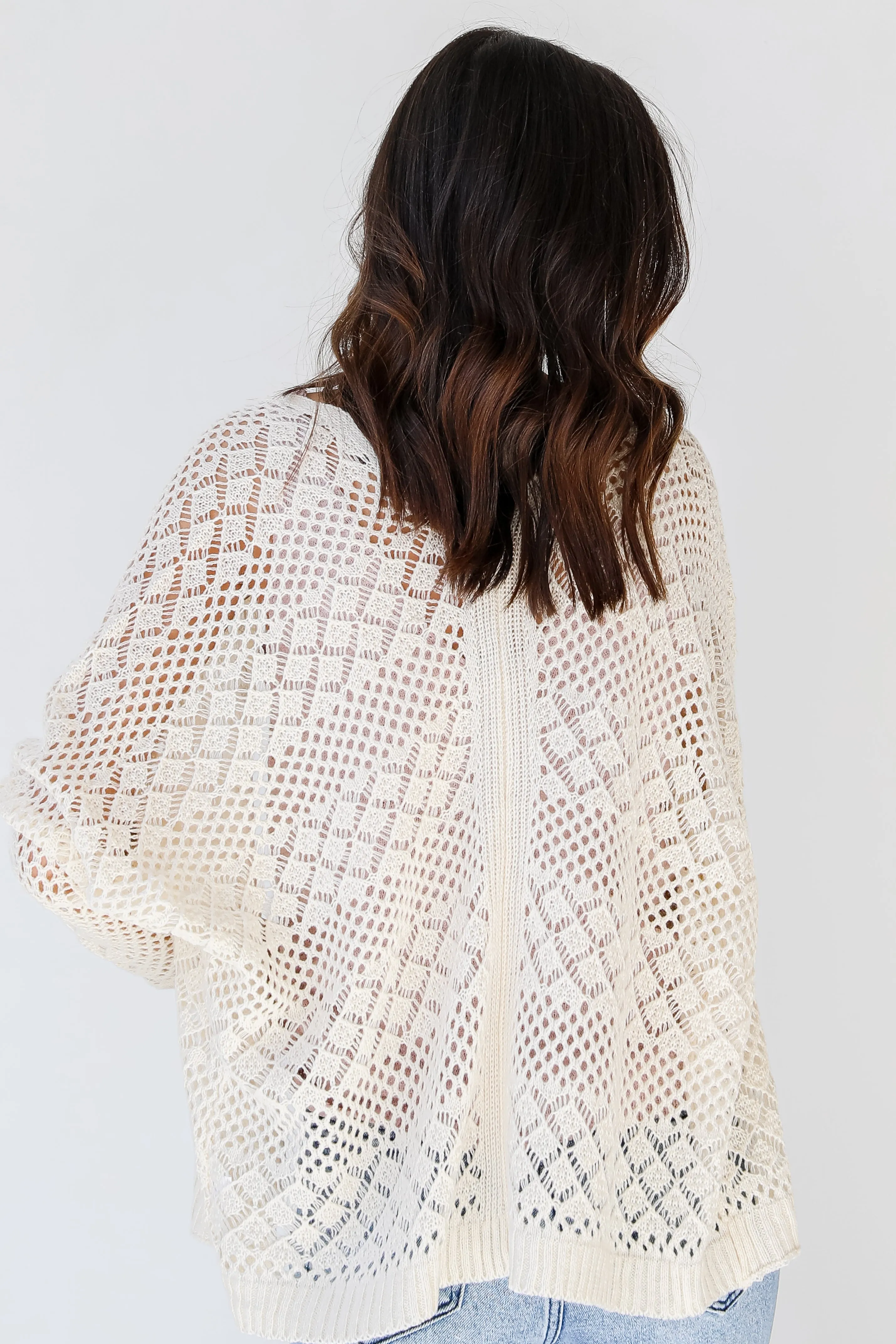 Days Of Bliss Crochet Knit Cardigan