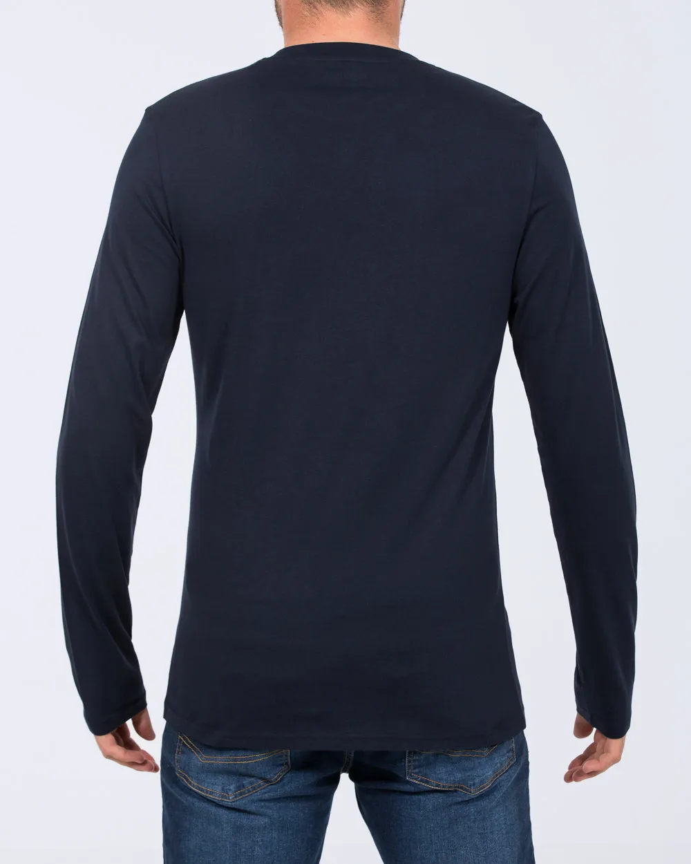 Essentalls Long Sleeve Tall T-Shirt (navy)