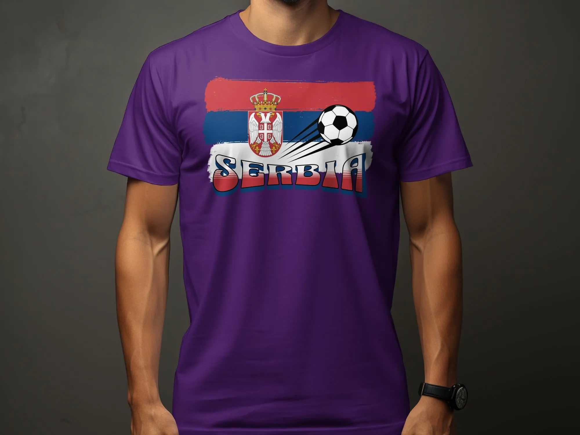 European Football Tournament Serbia T-Shirt, Football Shirt Unisex, Soccer Fan Tee, Serbia Football Shirt, Euro Championship 2023 Tee