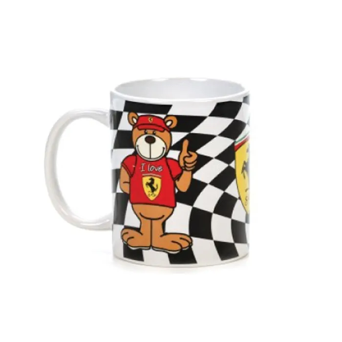 Ferrari Mug, Teddy Bear, 300 ml, Black, 2018