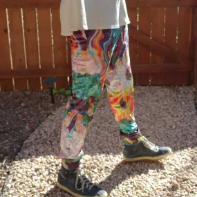 Floral Glitch Men's Joggers